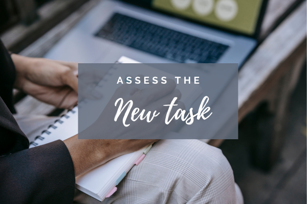 Assess the new task