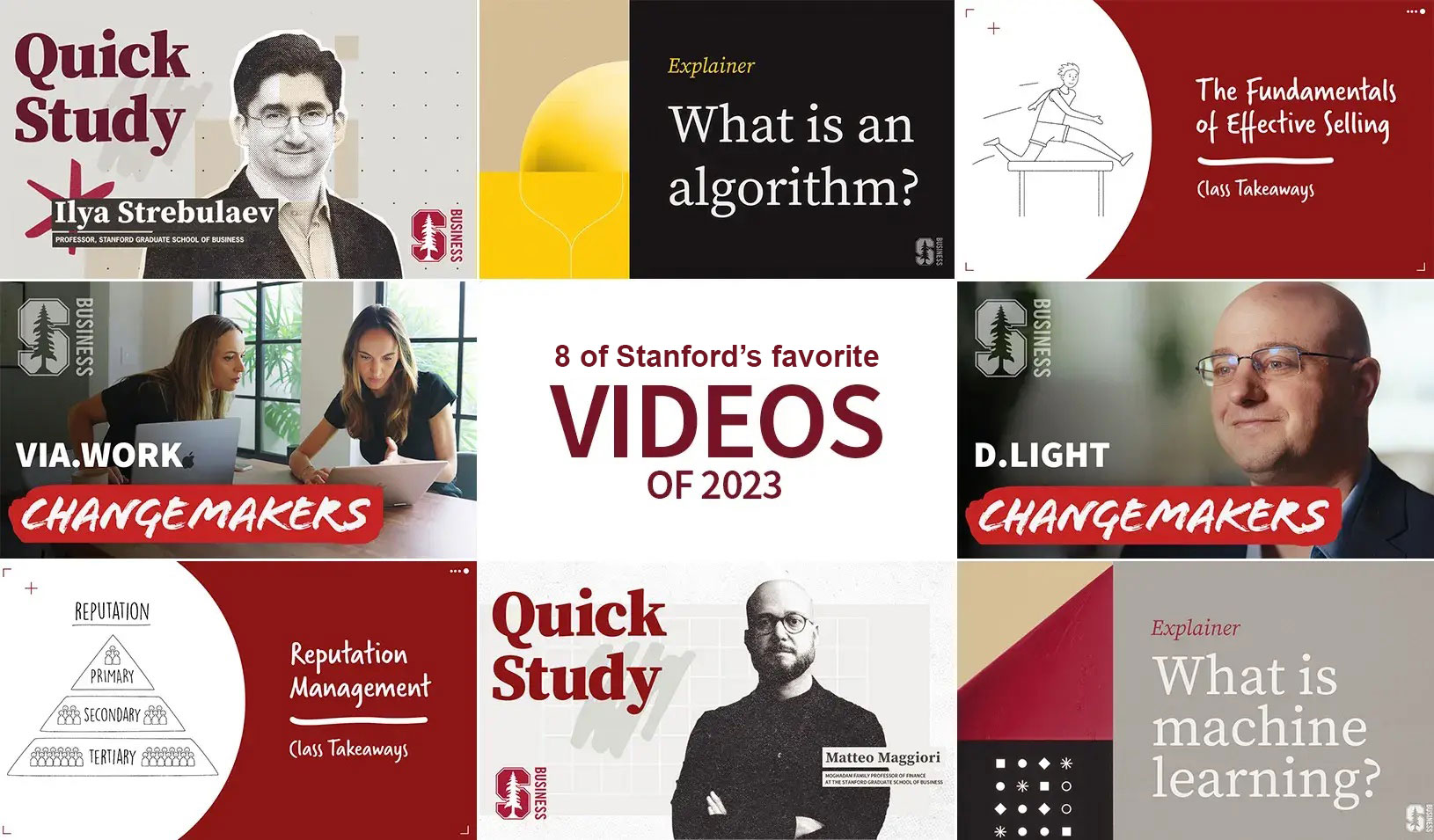 Top Stanford GSB videos 2023